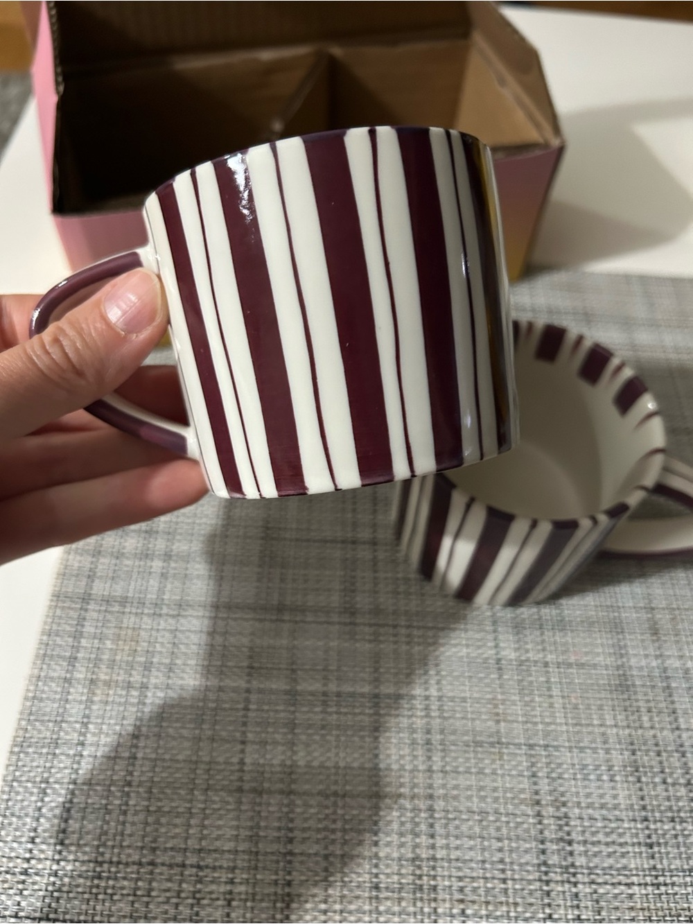 NEW Set of 2 Ceramic Mug - Handcrafted